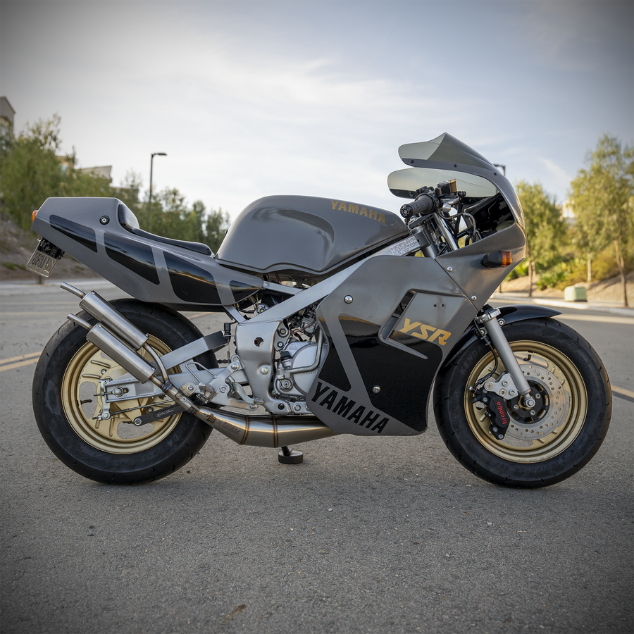 YSR 50 Twin Tip Stainless Exhaust