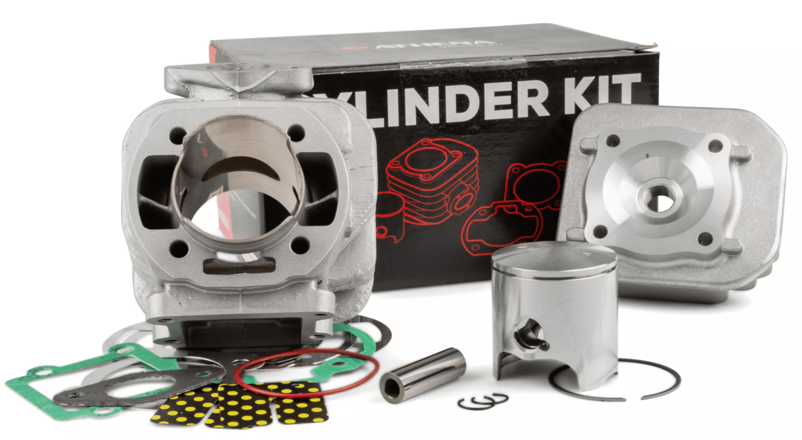 athena 80cc big bore cylinder kit RACE 89 - 2001 zuma - ScooterSwapShop