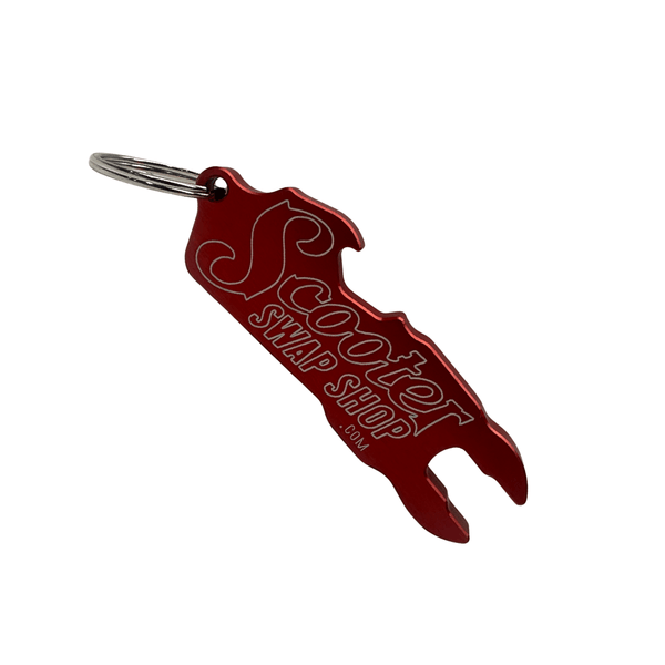 Billet 8mm/10mm Wrench Keychain - ScooterSwapShop