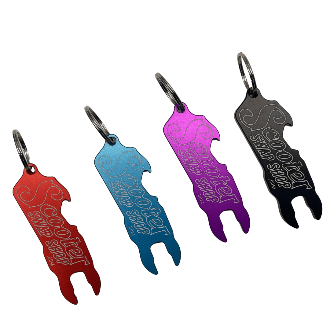 Billet 8mm/10mm Wrench Keychain - ScooterSwapShop