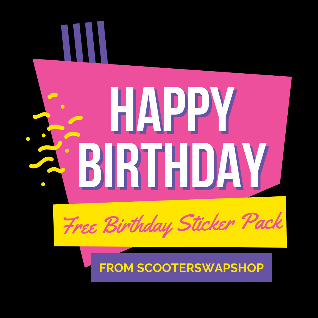 Birthday Sticker Pack! - ScooterSwapShop