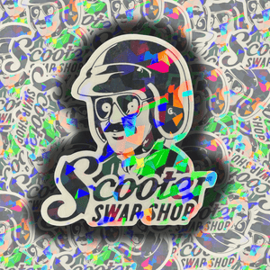 Cracked Ice Scooter Swap Shop Sticker - ScooterSwapShop