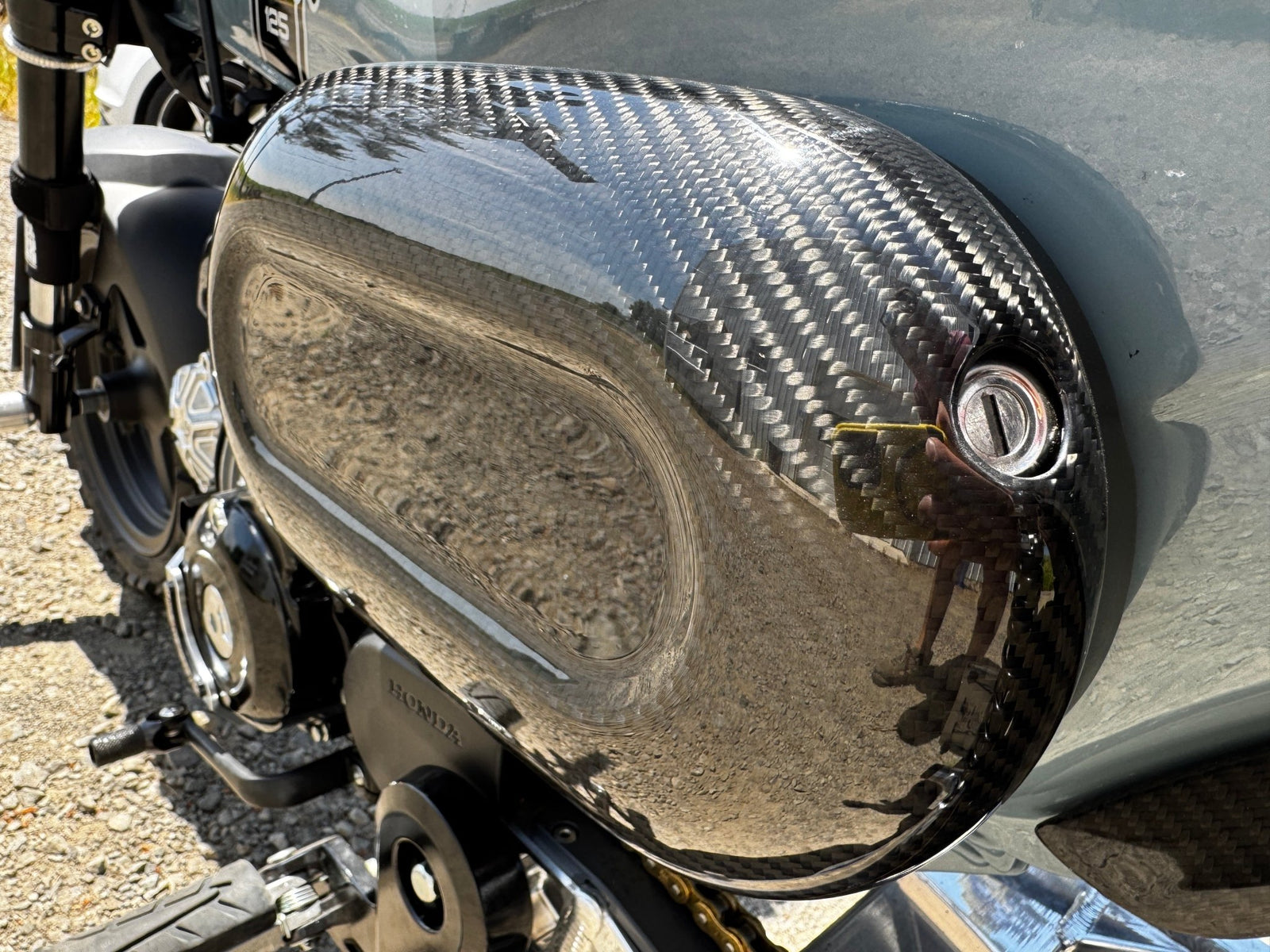 Dax Carbon Fiber Side Cover - ScooterSwapShop