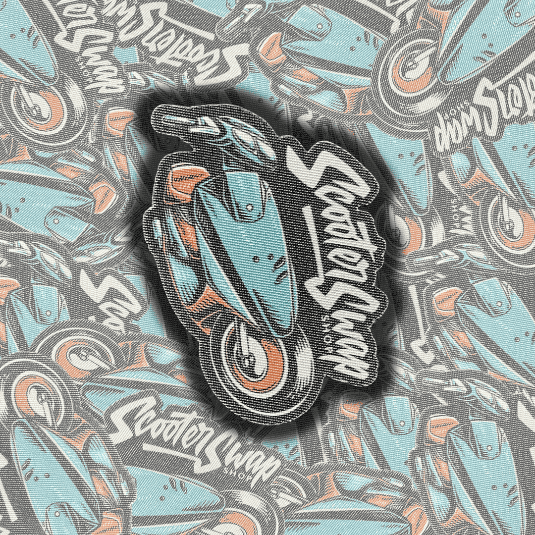 Fabric Dio Sticker - ScooterSwapShop