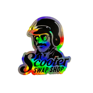 Holographic Swap Shop Sticker - ScooterSwapShop