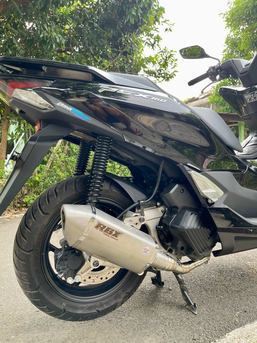 Honda PCX 150 / 160 RBX full stainless steel exhaust - ScooterSwapShop