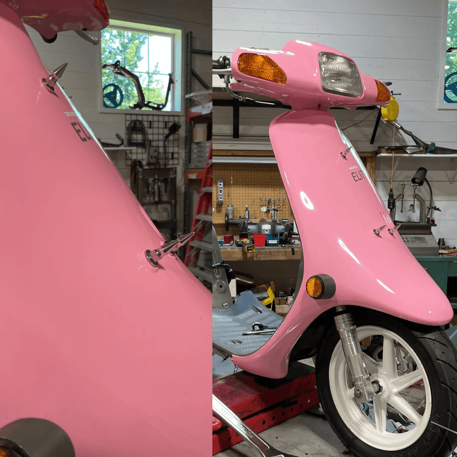 M6 X 1.00 chrome spike nut - ScooterSwapShop