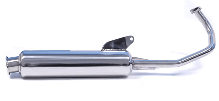 Moto 50 Chrome Racing exhaust - ScooterSwapShop