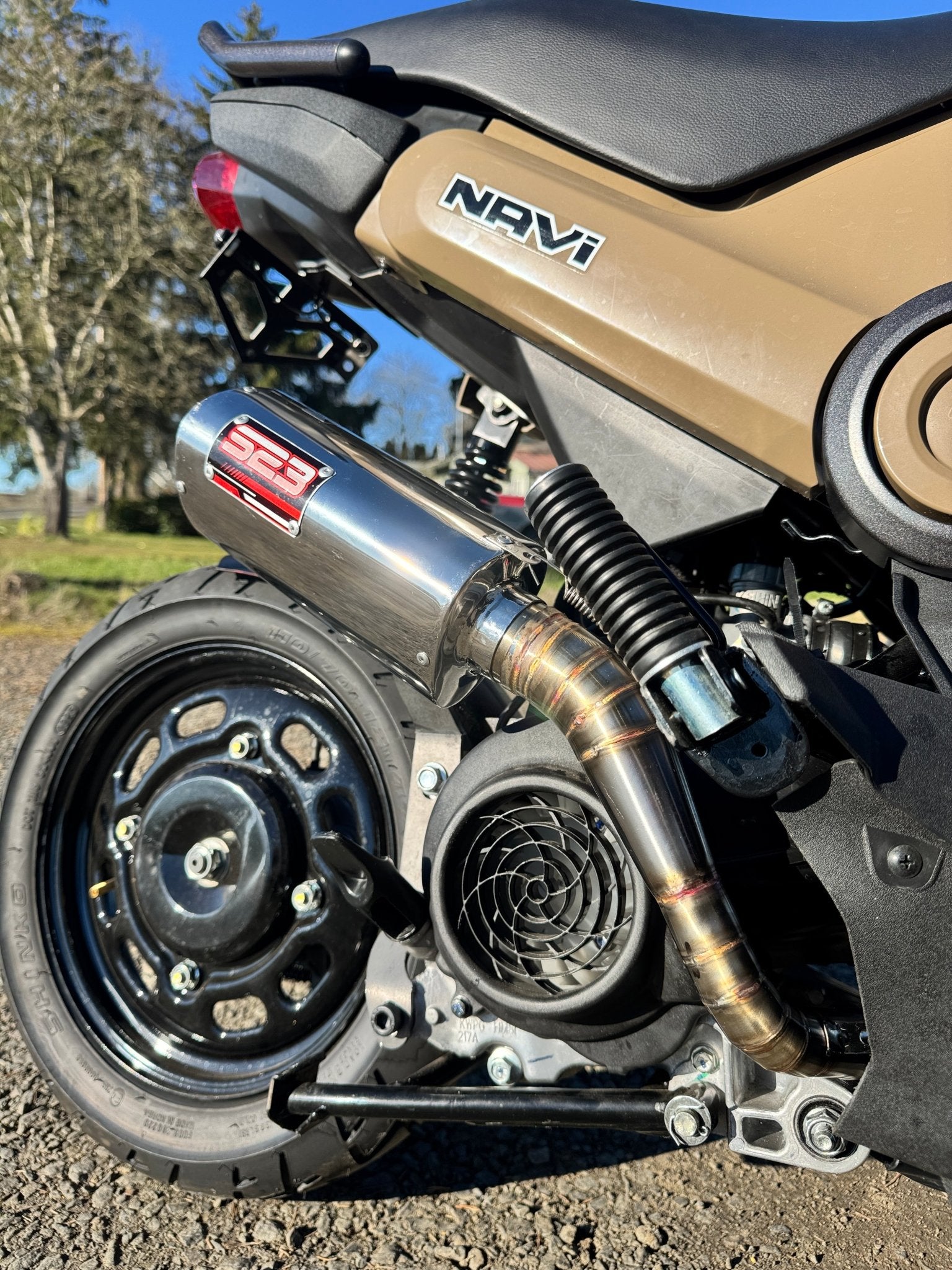 NEW* S23 stainless navi performance exhaust - ScooterSwapShop