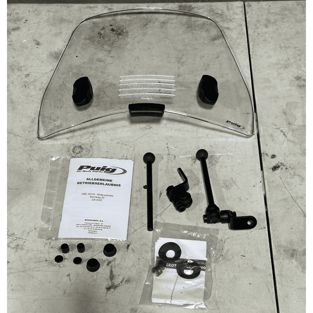 OPEN BOX - PUIG Windscreen - Universal - ScooterSwapShop