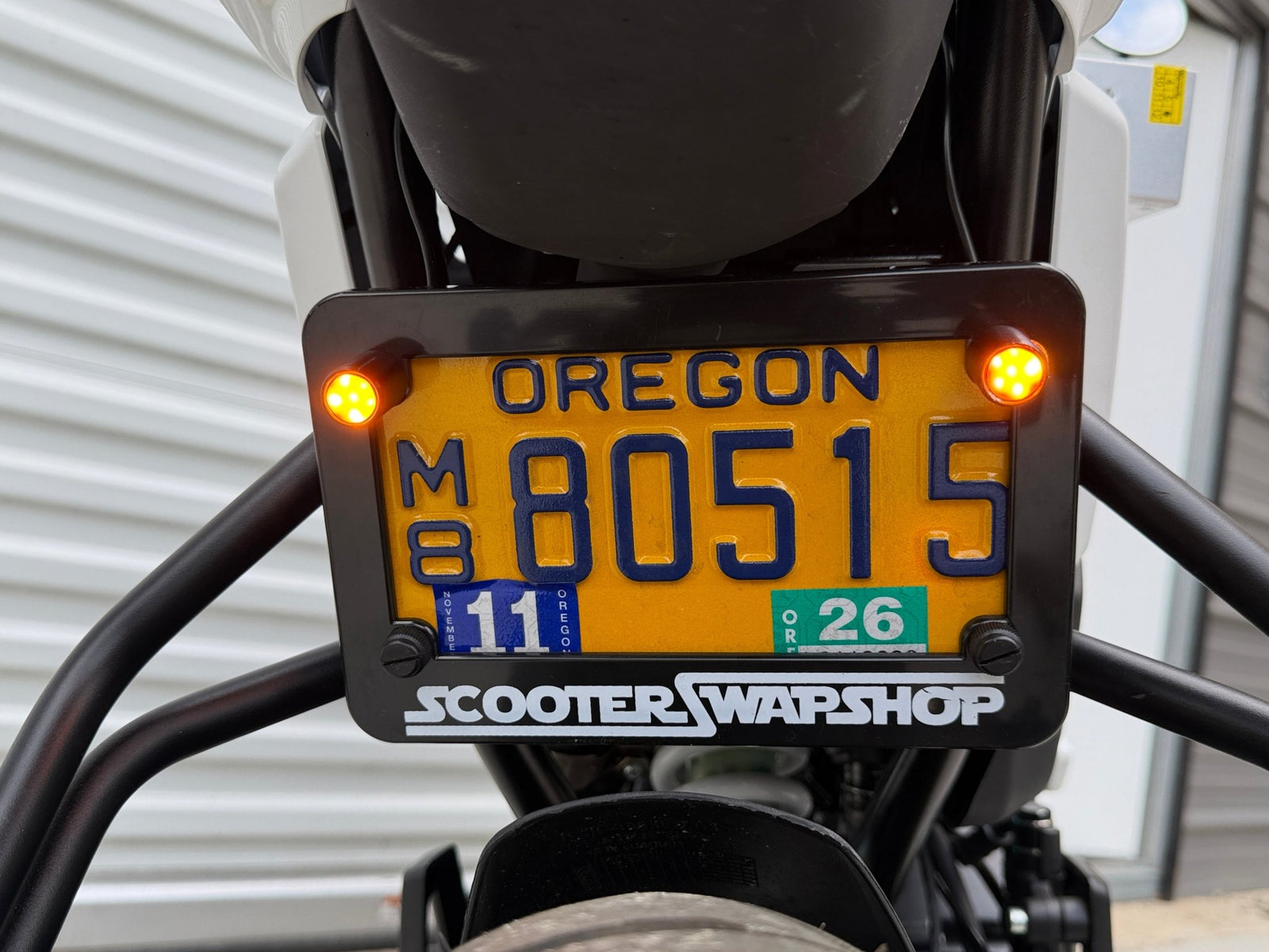 papio license plate bracket - ScooterSwapShop