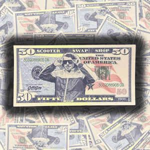 Paul Fiddy - Bill Sticker (Holo or Matte) - ScooterSwapShop