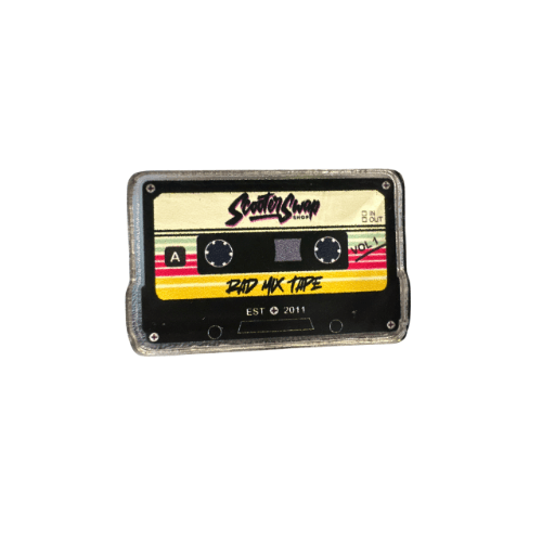 Rad Mix Tape Pin - ScooterSwapShop