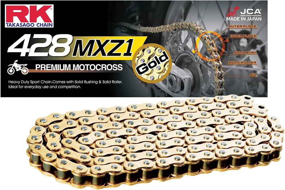 RK GB428MXZ1 Chain - ScooterSwapShop