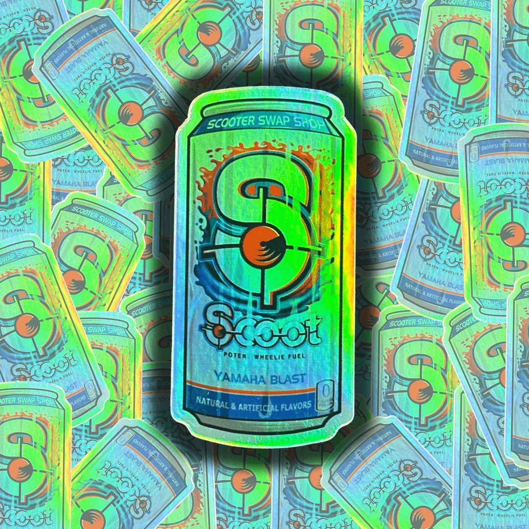Scoot Energy Sticker - Holographic - ScooterSwapShop