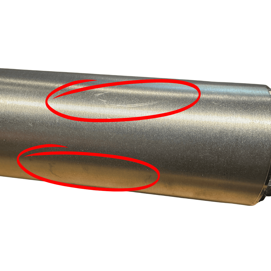 USED - Yasuni Replacement Silencer Silver - ScooterSwapShop