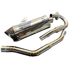 XR150L Full Stainless Exhaust System V2 - ScooterSwapShop