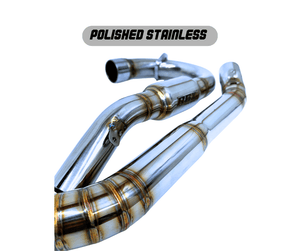 XR150L Full Stainless Exhaust System V3 POLISHED - ScooterSwapShop