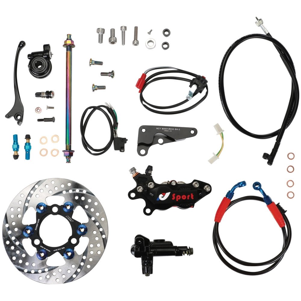 NCY "Slammed" Disk Brake Kit For Honda Ruckus & Metropolitan - ScooterSwapShop