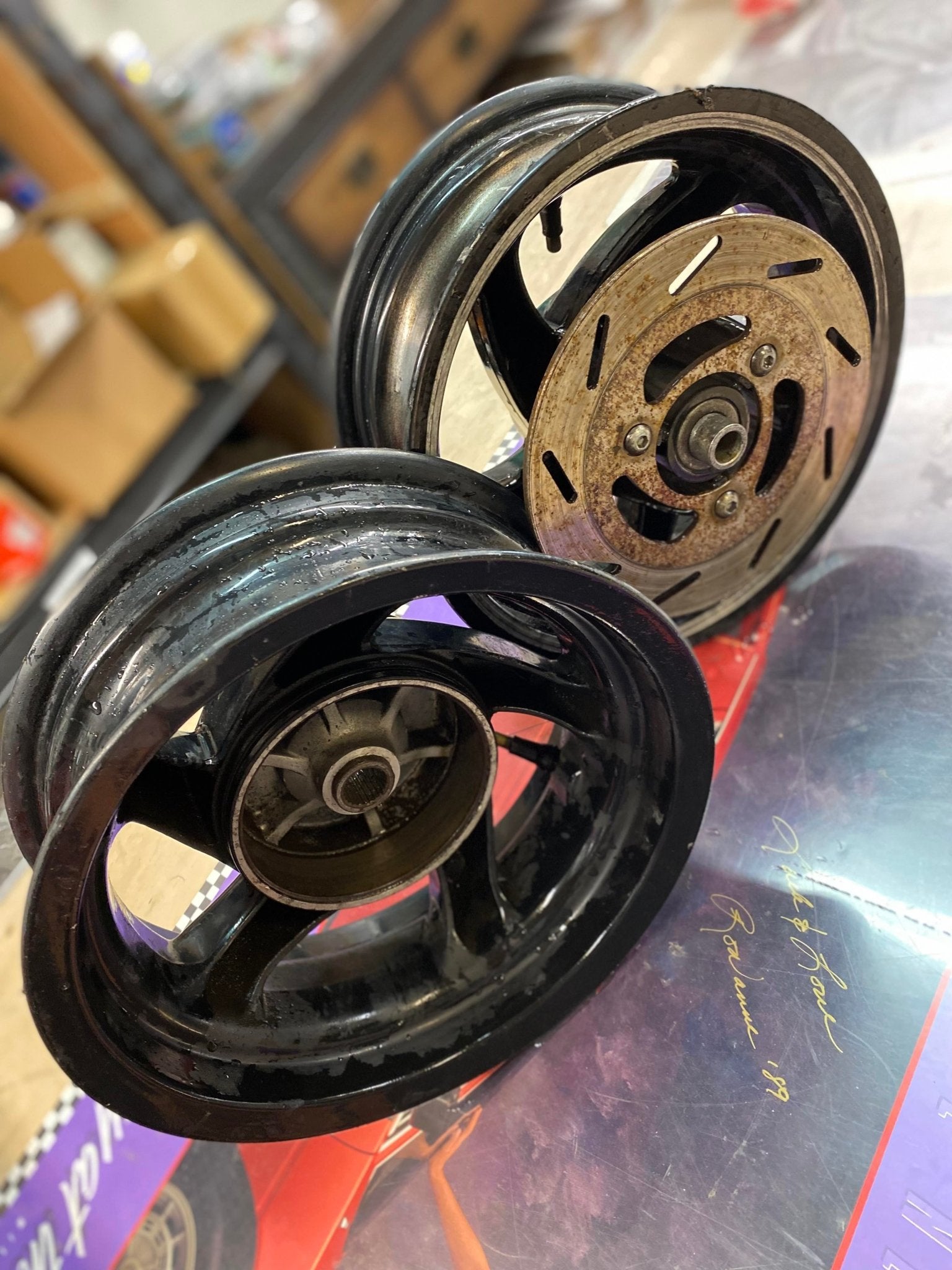 Piaggio typhoon wheel set - ScooterSwapShop