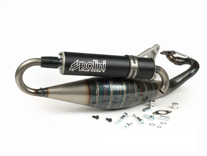 Polini 4 race exhaust ZUMA - ScooterSwapShop