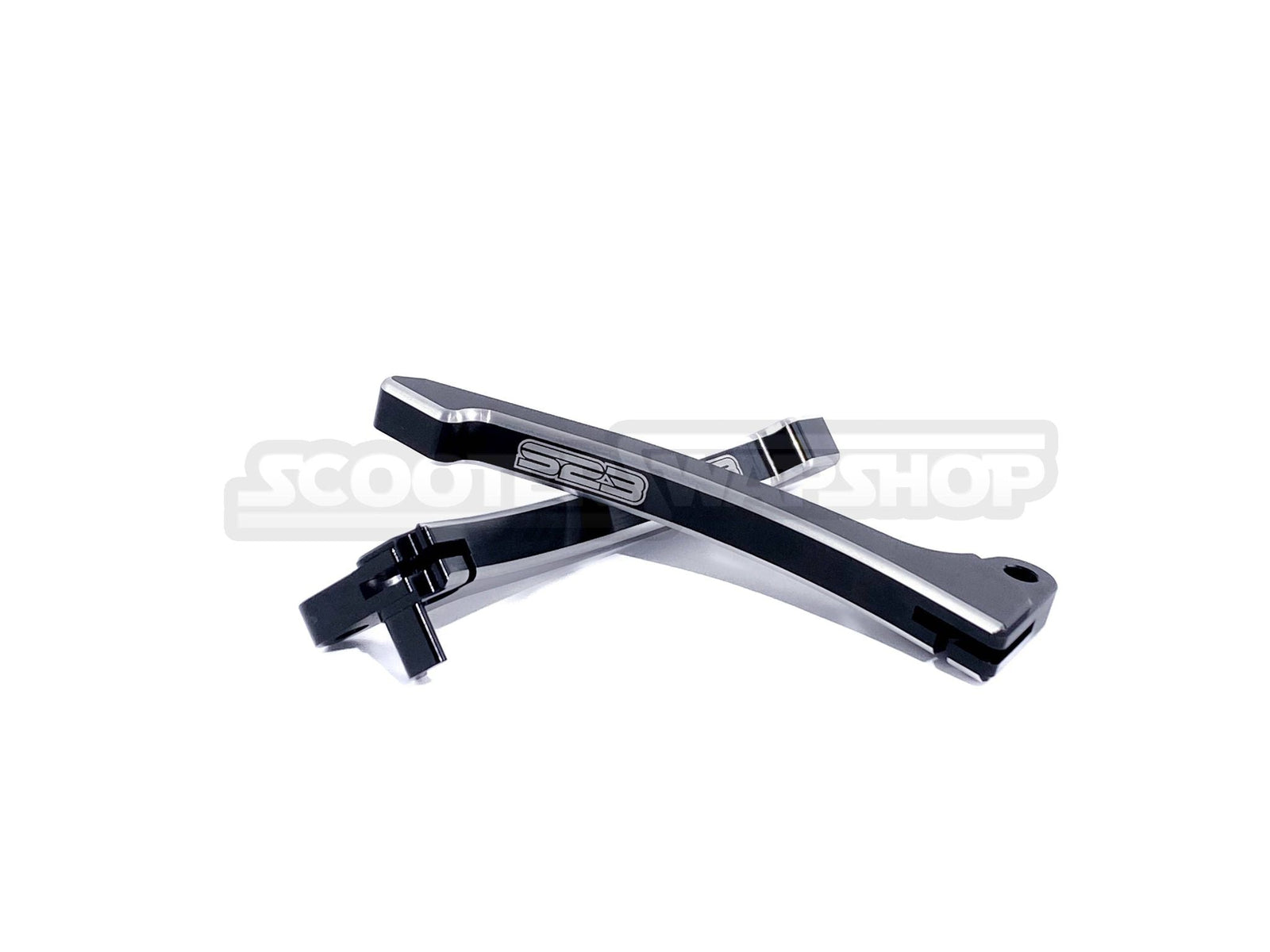 S23 billet anodized honda levers elite spree met aero CH80 - ScooterSwapShop