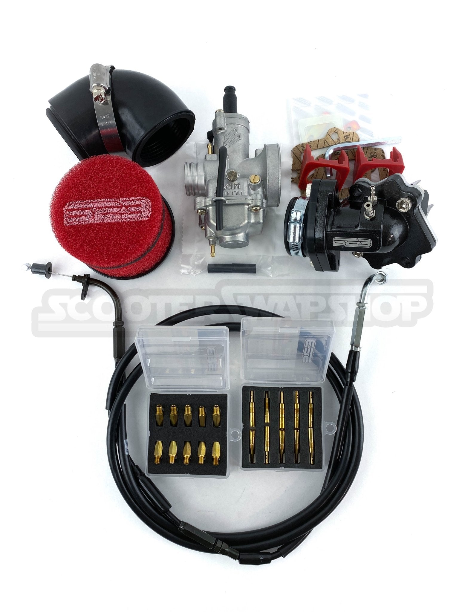 suma-fᵕ̈* 23 S23 / Polini CP Carb kit for 2002-2011 yamaha zuma bugeye