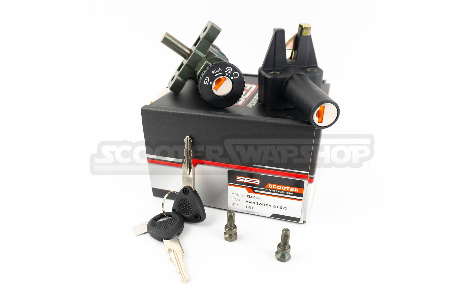 S23 Zuma prebug ignition latch key lock set - ScooterSwapShop
